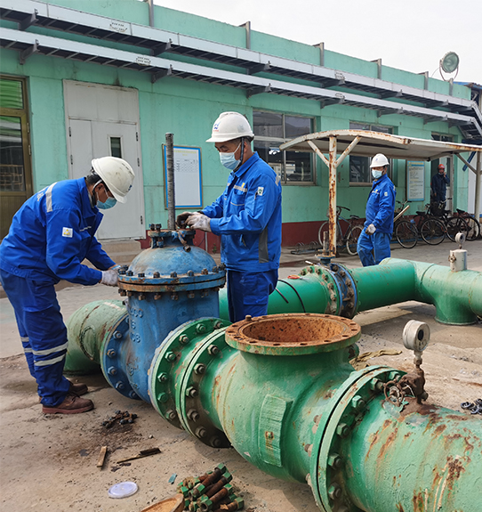 現(xiàn)場閥門維修